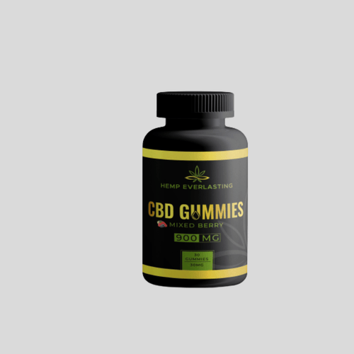 CBD Gummies - Isolate - 900mg - Mixed Berry - Hempeverlasting